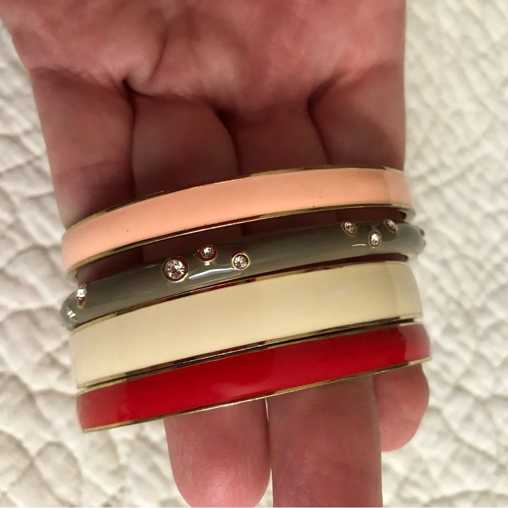 🎉SALE!!🎉 J. Crew Set of 4 Bangle Bracelets - Picture 4 of 6